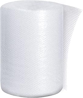 Burbujas Embalaje 30 cm x 22 m Papel Burbuja Papel de Burbujas con 20 Pegatinas Frágiles para Mudanzas Embalaje Envío de Paquetes Cajas de Mudanza Objetos Frágiles