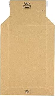 Fixo Pack | 30 Sobres Envios Cartón Rigido con Fuelle | 226x289mm | Medidas Mínima: 155x219mm | Fuelle 70mm | Cierre Autoadhesivo | Fuelle 70mm | Perfecto para Realizar Envios