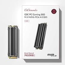 GiGimundo GSC 1TB PCIe Gen4.0x4 NVMe M.2 SSD Interno PC Gaming con Disipador, 3D Nand TLC, hasta 7100 MB/s, Compatible con Desktop Computer, Playstation 5, Ordenador de Sobremesa, Disco Duro SSD