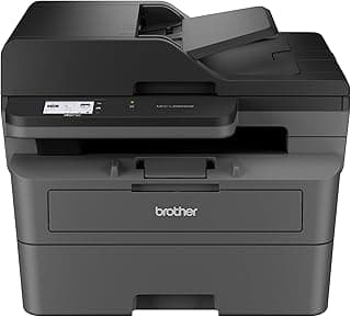 Brother MFCL2800DW, Impresora multifunción láser Monocromo WiFi con fax, impresión automática a Doble Cara y ADF de 50 Hojas