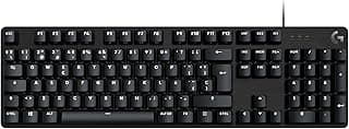 Logitech G413 SE Full-Size Teclado Mecánico para Gaming - Retroiluminado con Interruptores Mecánicos Táctiles, Anti-Ghosting, Compatible con Windows, macOS, Disposición QWERTY Español - Negro