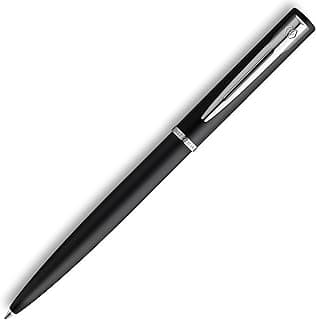 Waterman Allure Allure bolígrafo | lacado negro | punta mediana | tinta azul | estuche de regalo