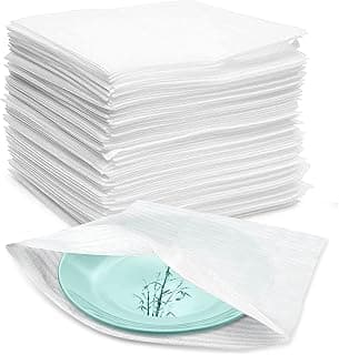 Hojas de espuma de papel Burbuja movimiento cartón para vajilla cartón-removedor vasos planos platos (100PCS)