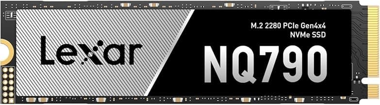 Lexar NQ790 1TB, M.2 2280 PCIe Gen4x4 NVMe 1.4 Internal, Up to 7,000MB/s Read, Up to 5,000MB/s Write, High Performance for Intense Workloads, PS5