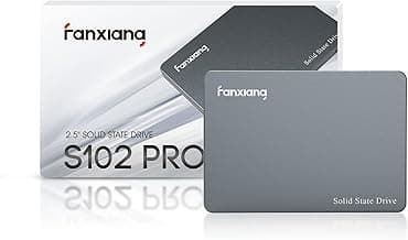 fanxiang SSD 500GB SATA III 6Gb/s 2,5 Pulgadas, Disco Duro ssd 500gb-hasta 560 MB/s, Carcasa de Aluminio, ssd sata Compatible con portátiles y PC (S102 Pro