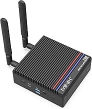 MINIX Z100 Fanless PC, Intel N100, 8GB DDR4, 256GB PCIe 3.0 x 4 SSD Windows 11 Pro Desktop Computer, 4K Dual Display/2.5G LAN/USB3.2/USB-C/WiFi 6/BT5.2/Vesa Mount/Auto Power on (8GB+256GB)