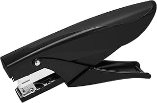 Amazon Basics Grapadora manual de tenaza, 25 hojas, Negro