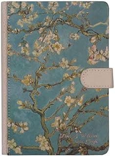 Kalpa Organizador Cuaderno Oficina Diario Casa Planificatrice 128 Páginas - 19 x 13 cm - Van Gogh - Azul