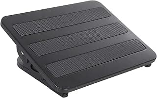 MACLEAN MC-831 Ergonomic FOOTREST, Leg Support, SMOOTHLY Adjustable Tilt Angle