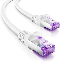 deleyCON MK1674 - Cable de red (1,5 m, Cat7, S/FTP (S-STP), RJ-45, RJ-45, Blanco)