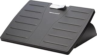 Fellowes Office Suites - Reposapiés ergonómico ajustable en altura con Protección anti-bacterias Microban