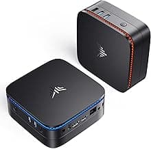ACEMAGICIAN AK1PRO Mini PC Ordenador, Ιntel Celeron n5105 2,9 GHz 16GB DDR4 512 GB SSD m.2 microcomputador de Escritorio, 4k uhd, WLAN, bt4.2, Gigabit Ethernet, HDMI x 2 Fur Business