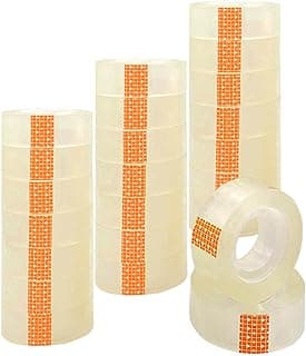 various Cinta adhesiva, 18mm x 35m, transparente Pack de 24 rollos