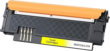 Veson Tóner 117A W2072A con Chip Compatible para HP 117A Amarillo para Color Laser MFP 179fwg 178nwg 178nw 179fnw 150nw 150w 178 179