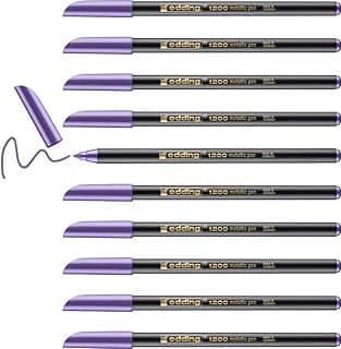 Rotulador edding punta fibra 1200 violeta metalizado n 78 punta redonda 1-3 mm