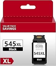 Economink 545XL Remanufacturado para Canon 545 XL Negro Tinta de Cartucho, para Pixma Pixma MX495/TS3150/MG2550/MG2950/MG2550s/MG2555s/TR4550/MG2450/TS3350/TS3151/MG3052 ​Impresoras, Pack de 1
