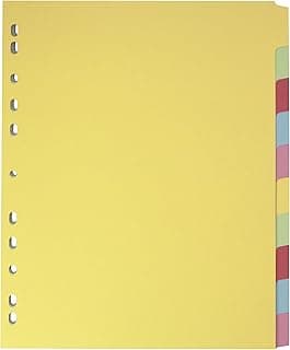 Elba 400007242 - Separador para archivadores(A4), multicolor