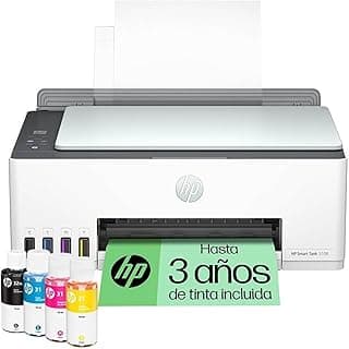 Impresora Multifunción Tinta HP Smart Tank 5108 Wi-Fi, con depósito recargable, incluye tinta para imprimir hasta 3 años