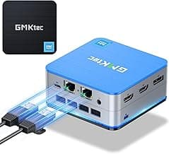 GMKtec G2 Plus Mini PC, Intel Twin Lake N150 (4C/4T) hasta 3,6 GHz, Mini Ordenador de Escritorio W-11 Pro, 12 GB LPDDR5 RAM, 256 GB SSD, WiFi 6, BT5.2