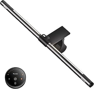 Quntis Lampara Monitor con Retroiluminación, 51cm Luz de Monitor Curvo con Control Remoto y Regulación Continua, Protección Ocular Barra Luz Monitor para el Hogar Oficina Estudio