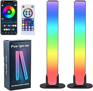 Mcbazel Luces LED Inteligentes Hogares, Luz Ambiental Barras Led Lámpara Rgb Control de App/Control Remoto Iluminación Gaming Ambiente para TV/PC/Juegos/Películas/Decoración de la Habitación