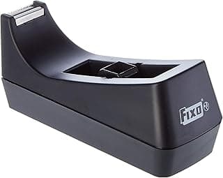Fixo 87703010 - Portarrollo para cintas, 33 m, color negro