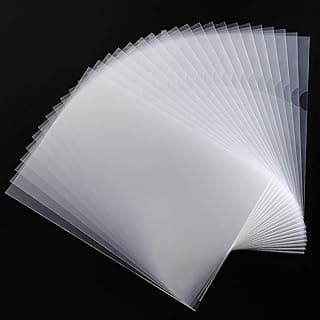 Carpetas Transparentes de Plástico A4 para Documentos, 30 unidades, 180 micrones PP Carpeta A4 Bolsillo de informe, Fundas para Carpetas de Documentos para Oficina Escolar