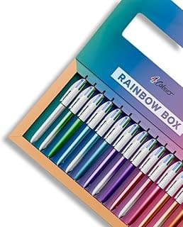 BIC 4 Colores - Estuche de 15 bolígrafos, caja arcoíris de Edición Limitada, para coleccionista, versiones bicolor, brillante y glaseado, ¡Comienza tu colección de 4 colores ahora!