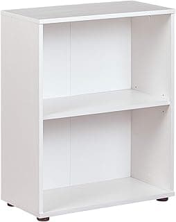 Inter Link - Estantería - Estante - 2 nichos - Estante regulable en altura - Para Oficina - Salón - Pasillo - Arco 1 - Dimensiones en cm P: 30 x An: 60 x Al: 75 Color blanco