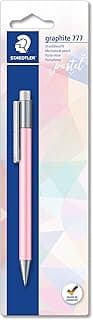 STAEDTLER 777 05BKPAST - Portaminas mecánico con cuerpo engomado y minas de grafito, Multicolor