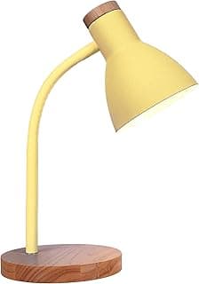 BEL AIR HOME - Lámpara Flexo de Escritorio ARGOS - Diseño Elegante y Flexible - Ideal para Oficinas y Escritorios de Casa - Bombilla E27 (No Incluida) (AMARILLO)