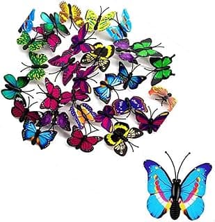 BOBOZHONG Decorativo Chinchetas,30 Piezas Chinchetas de Mariposa Chinchetas Multicolores,pasadores Decorativos Push Pins Chinchetas Memo Chinchetas Decorativas para hogar Escuela y Uso Oficina