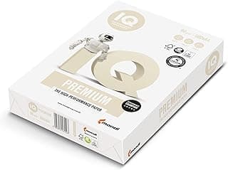IQ Premium 75313 -Papel fotocopiadora iq premium din a4 90 gramos paquete de 500 hojas.