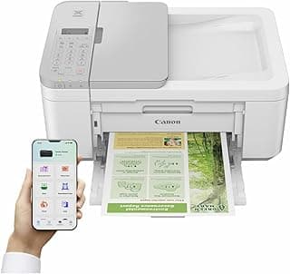 Canon Pixma TR4756i Impresora Multifunción 4 en 1, Compatible con Pixma Print Plan, Impresión, Escaneo y Copia, WiFi, Cartuchos XL, ADF de 20 Hojas, Impresión a Doble Cara Automática, Blanco