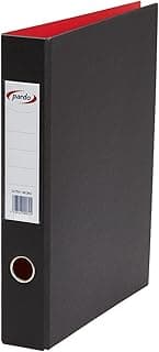 PARDO 785271 - Carpeta de PVC, con 4 anillas, 40 mm, color negro