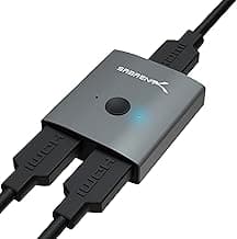 SABRENT HDMI Switch Splitter 4K@60Hz | HDMI 2.0 Bidireccional | Soporta 4K 3D 1080P | para Xbox, PS4/5, HDTV BLU-Ray, Nintendo Switch, Apple y Windows Ordenadores y más [DA-HSW2]