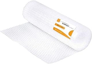 Rollo Burbujas Embalaje, Papel de Burbujas para Embalar, Plástico de Burbujas para Mudanzas, Embalajes y Cajas. Medida 50 cm x 10 m de longitud - Ofituria