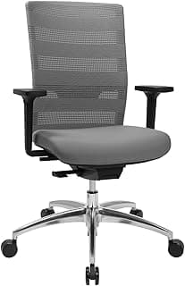 TOPSTAR Sitness Airwork - Reposabrazos Regulable de Aluminio, Color Gris