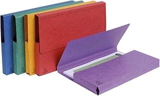 Exacompta Nature Future - Paquete de 5 subcarpetas, bolsa A4, 24 x 32 cm, multicolor