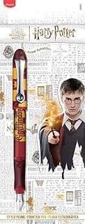 Maped Harry Potter - Pluma estilográfica con punta iridio - Escritura regular - Comodidad soft grip triangular