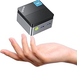 GMKtec Mini PC N97 con Win 11 Pro, Microcomputadora de Escritorio G5, Intel Alder Lake N97 de 12a generación (hasta 3.60 GHz) 12 GB DDR5 512 GB de Disco Duro Mayor para Empresas, escuelas, oficinas