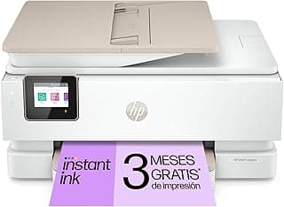 HP Envy Inspire 7920e 242Q0B, Impresora multifunción de inyección de tinta A4 a color, Conexión Wi-Fi, impresión a doble cara automática, 22 ppm, 3 meses de impresión Instant Ink con HP+, Blanca