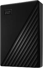 WD 6TB My Passport, HDD portátil, disco duro externo, USB 3.0, con software para gestión de dispositivos, copia de seguridad y protección de contraseñas Funciona con PC, Xbox y Playstation, Negro