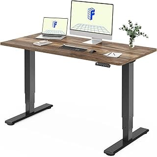 FLEXISPOT EC5 Lite Escritorio Elevable Eléctrico 180 × 80 CM con 2 Motores y 3 Etapas Mesa Elevable en Altura con 4 Funciones de Memoria Standing Desk, 25 MM de Grosor de la Mesa, 60-125CM
