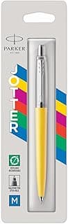 Parker Jotter Originals Colección de bolígrafos, acabado clásico amarillo, punta mediana, tinta azul, una unidad