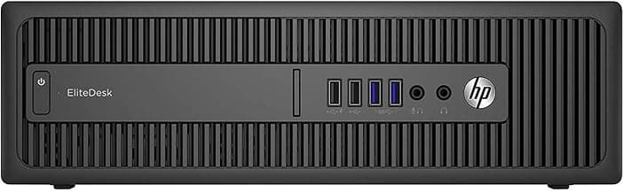 HP EliteDesk 800 G1 - Ordenador de sobremesa (Intel Core i5-4570, 16GB de RAM, Disco SSD de 480GB, Sin lector, Windows 10 Pro ES 64) - Negro (Reacondicionado)