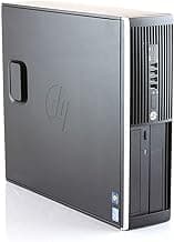 HP Elite 8300 - Ordenador de sobremesa (Intel Core i7-3770, 16GB de RAM, Disco SSD 240GB + 500GB HDD, Lector DVD, Windows 10 Pro ES 64) - Negro (Reacondicionado)