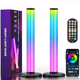 bedee 360° Luces LED RGB, Smart Barra de Luz LED con 213 Efectos de Iluminación y 16 Millones de Colores, Sync con Música Inteligente Lampara Gaming, Ambilight para TV, PC, Decoración de Habitaciones