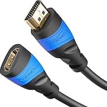 KabelDirekt – HDMI Cable de extensión con blindaje especial A.I.S. – 7,5m (4K@60Hz para Ultra HD impresionante, extensor HDMI para PS5/XBO, ARC, Highspeed con Ethernet)