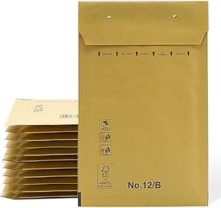 Sobres Acolchados, Sobres de Burbujas, Sobres Acolchados de Burbujas Kraft con Cierre Autoadhesivo, Bolsas para Envíos de Ropa, Sobres Acolchados Kraft - SIDI (120x215mm, 100 uds)